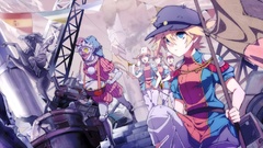 Blondes blue eyes clowns vocaloid kagamine len anime boys