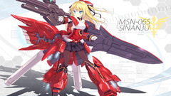 Blondes blue eyes mecha