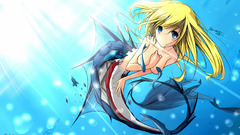 Blondes blue eyes mermaids