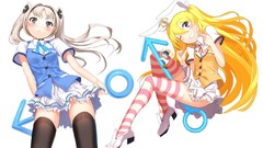 Blondes blue eyes school