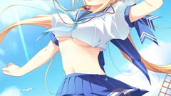 Blondes blue eyes school