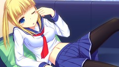 Blondes blue eyes school