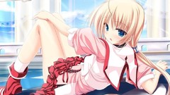 Blondes blue eyes skirts