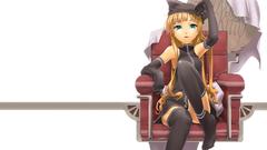 Blondes blue eyes tights