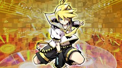 Blondes blue eyes vocaloid wink kagamine len