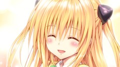 Blondes blush anime girls seifuku to-love-ru golden darkness 