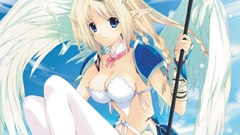 Blondes boobs angels wings