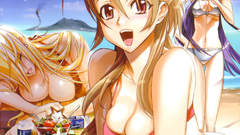 Blondes boobs bikini panties