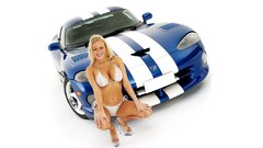 Blondes boobs dodge viper