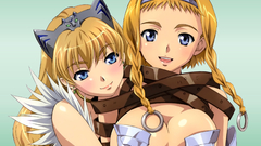 Blondes boobs headset armor