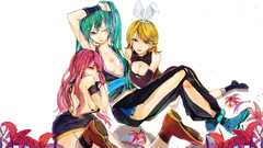 Blondes boobs vocaloid hatsune