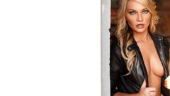 Blondes boobs woman cleavage