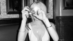 Blondes boobs woman Lindsay