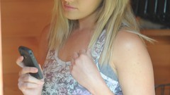 Blondes boobs woman St