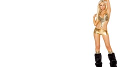 Blondes boots bikini