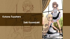 Blondes brown eyes brunettes maid costumes head dress kotone 