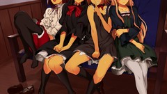 Blondes brunettes akiyama mio k - on hirasawa yui tainaka ritsu 