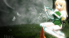 Blondes Bunnies clouds moon