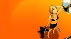 Blondes cartoons woman skirts