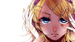 Blondes close-up vocaloid blue