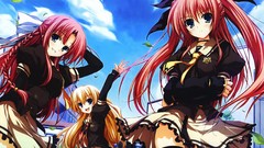 Blondes clouds blue eyes