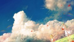 Blondes clouds Landscapes vocaloid