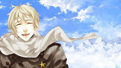 Blondes clouds Russia outdoors