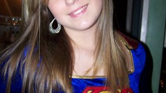 Blondes cosplay supergirl