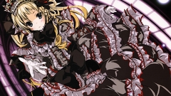 Blondes dress anime girls