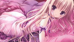Blondes dress beds Anime
