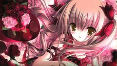 Blondes dress Flowers chocolate