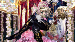 Blondes dress Flowers kuroshitsuji