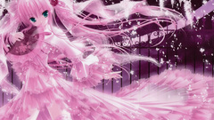 Blondes dress pink ecchi