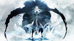 Blondes dress wind long