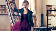 Blondes emma watson purple