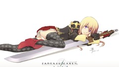 Blondes fantasy panties thigh