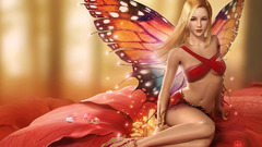 Blondes Flowers digital Fairies