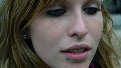 Blondes freckles piercings