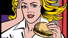 Blondes funny pop art