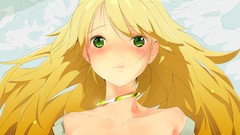 Blondes green eyes Anime