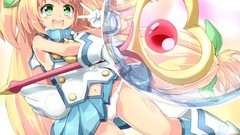 Blondes green eyes lolicon