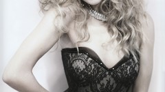 Blondes green eyes rosie huntington-whiteley red lipstick 