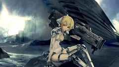 Blondes Guns pixiv red