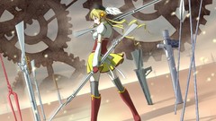 Blondes Guns weapons mahou