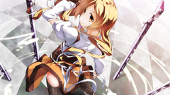 Blondes Guns yellow eyes