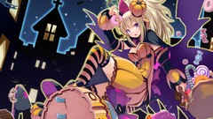 Blondes Halloween moon Ribbons