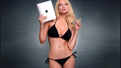 Blondes ipad bikini apple inc Irina Voronina