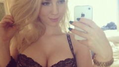 Blondes iphone models bra cleavage boobs ancilla tilia self shot