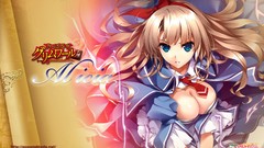 Blondes long hair anime girls blue eyes misaki kurehito 