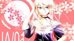 Blondes long hair anime girls blue eyes vocaloid ia